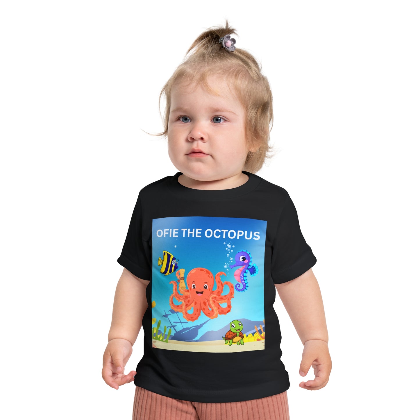 Ofie the Octopus Kids T-Shirt - Cute Baby Tee for Sea Animal Lovers