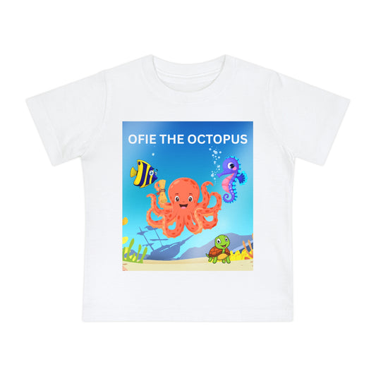 Ofie the Octopus Kids T-Shirt - Cute Baby Tee for Sea Animal Lovers
